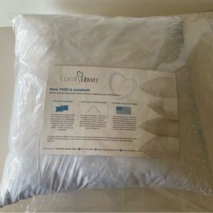 Comfy Down White Pillow Insert 16x16